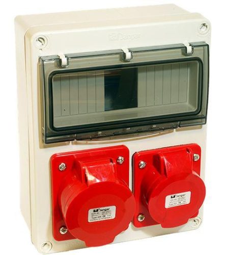 IPARI CSATLAKOZÓ DOBOZ 1x 5P16A és 1x  5P32A