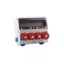 IPARI CSATLAKOZÓ DOBOZ 4x2P+F - 3x5P16A és 1x5P32A