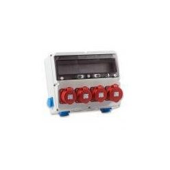 IPARI CSATLAKOZÓ DOBOZ 4x2P+F - 3x5P16A és 1x5P32A