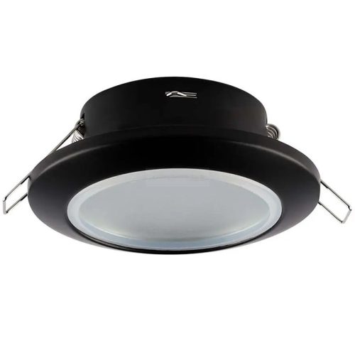 Süllyesztett spot lámpa fürdőszobába és vizes helyiségbe IP44 védelemmel, fekete