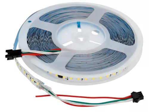 Digitális LED szalag (futófény) beltéri (24 Volt) - természetes fehér, 10 m