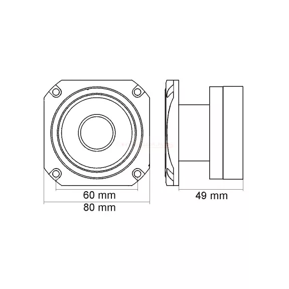Dome - 1" - 100 / 200 W • 8 ohm