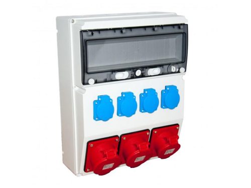 IPARI CSATLAKOZÓ DOBOZ 4x2P+F 3x5P16