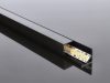 Alumínium profil LED szalaghoz 005 fekete-fekete