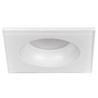 PROOF négyzet alakú fürdőszobai spot lámpatest, fix - fehér