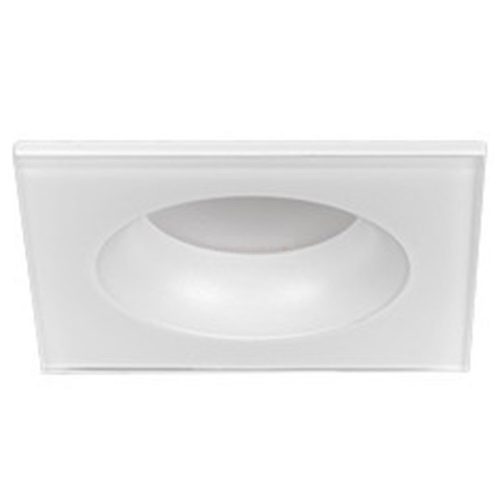 PROOF négyzet alakú fürdőszobai spot lámpatest, fix - fehér