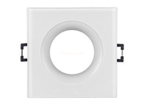 PROOF négyzet alakú fürdőszobai spot lámpatest, fix - fehér