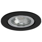 BAIN kör alakú fürdőszobai spot lámpatest, fix - fekete