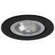 BAIN kör alakú fürdőszobai spot lámpatest, fix - fekete