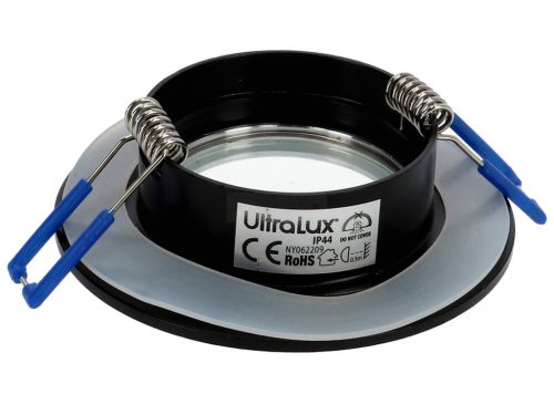 BAIN kör alakú fürdőszobai spot lámpatest, fix - fekete