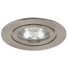 BAIN kör alakú, fürdőszobai spot lámpatest, fix - szatén nikkel