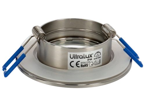 BAIN kör alakú, fürdőszobai spot lámpatest, fix - szatén nikkel