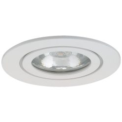 BAIN kör alakú fürdőszobai spot lámpatest, fix - fehér