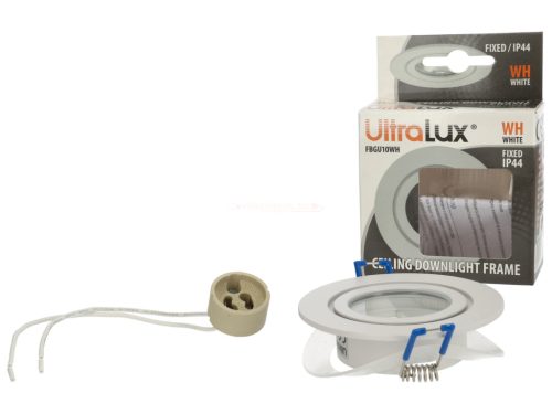 BAIN kör alakú fürdőszobai spot lámpatest, fix - fehér