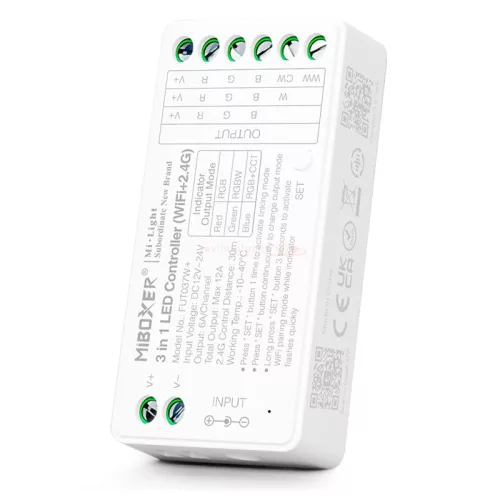 MiLight Group Control RGB, RGBW, RGB+CCT csoport (zóna) Smart vezérlő LED szalaghoz