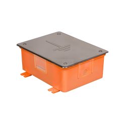   Villámvédelmi kötődoboz fém fedéllel hőszigetelő burkolatba állítható rögzítőfülekkel 168x218x80mm