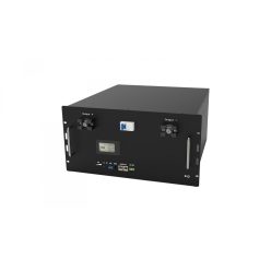   Inverterhez való magasfeszültségű beltéri akkumulátor-rackbe szerelhető (9.6 kWh) LiFePO4