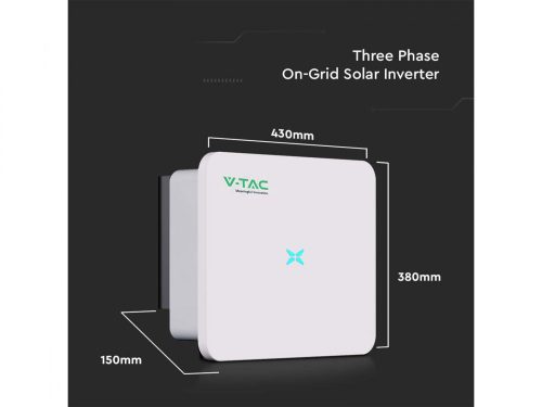 Inverter napelemes hálózathoz On-Grid LCD kijelzővel 10kW