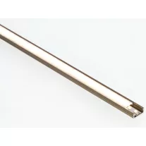   Barna - Alumínium U profil LED szalagos világításhoz 16x6 mm (Félig átlátszó búrával)