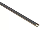 Barna - Alumínium U profil LED szalagos világításhoz 16x6 mm (Fekete PMMA búrával)