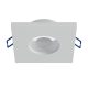 Beépíthető spot lámpatest BONA, négyzet alakú, IP44 pára ellen védett, fix, fehér (GU10)