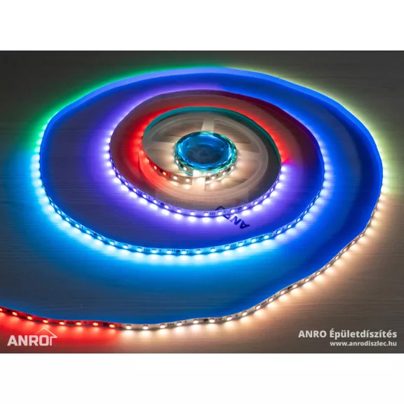 Magic RGB LED szalag szett: 5m beltéri 5050-60 RGB szalag + tápegység + 28 gombos távirányító + Smart Wifi
