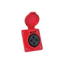 Ipari csatlakozó dugalj 4P 32A beépíthető