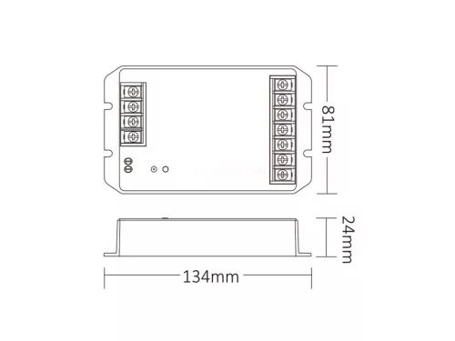 HW5 MiLight Group Control 12-48V RGB, RGBW, RGB+CCT csoport (zóna) Smart vezérlő LED szalaghoz