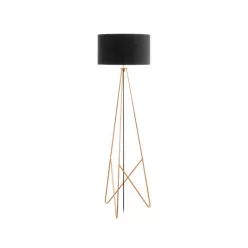  EGLO CAMPORALE fekete vörösréz  állólámpa  E27 1X60W 1540 mm