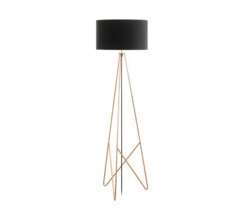 EGLO CAMPORALE fekete vörösréz  állólámpa  E27 1X60W 1540 mm