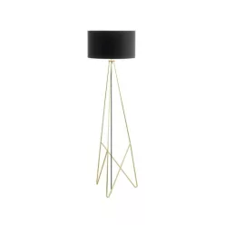   EGLO CAMPORALE fekete sárgaréz állólámpa E27 1X60W 1540 mm