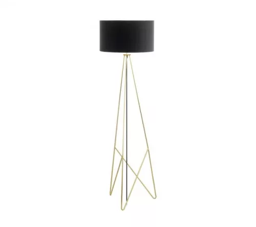 EGLO CAMPORALE fekete sárgaréz állólámpa E27 1X60W 1540 mm