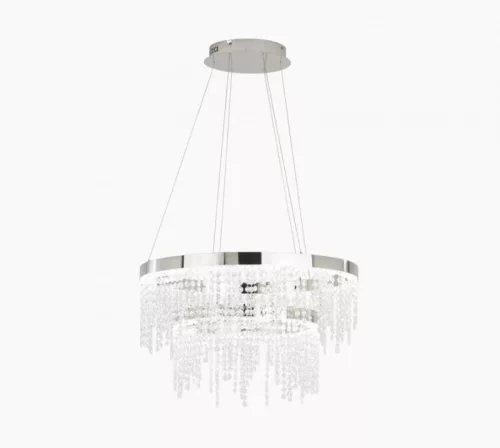 EGLO ANTELAO LED kristály króm fényerőszabályzós függeszték 610 mm 46W