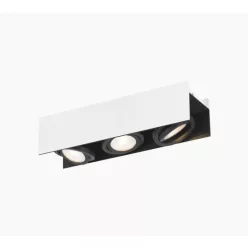   EGLO VIDAGO LED 3 égős spot fehér, fekete mennyezeti lámpa 3X5,4W 465 x 130 mm