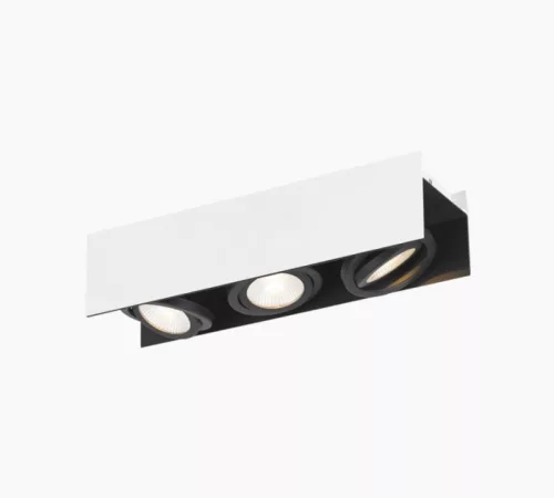 EGLO VIDAGO LED 3 égős spot fehér, fekete mennyezeti lámpa 3X5,4W 465 x 130 mm