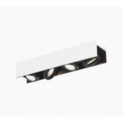   EGLO VIDAGO LED 4 égős spot fehér, fekete mennyezeti lámpa 4X5,4W 620 x 130 mm