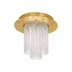   EGLO VILALONES LED kristály arany mennyezeti lámpa meleg fehér 500 mm 10x4,3W