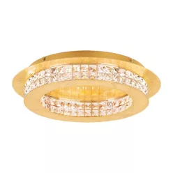   EGLO PRINCIPE LED kristály arany mennyezeti lámpa 500 mm 10x3,15W