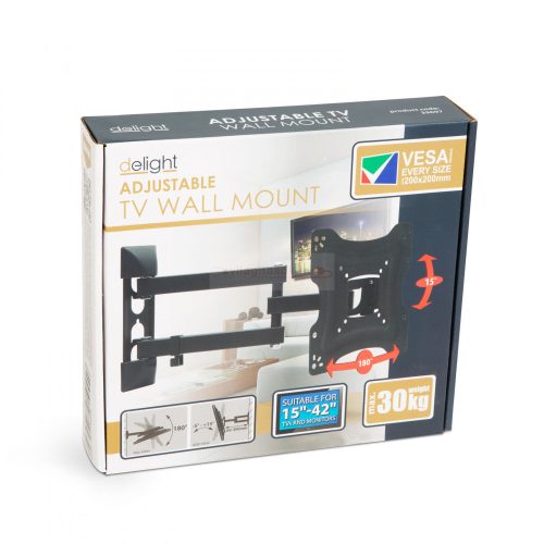 LCD,LED TV fali tartókonzol karos dönthető, forgatható