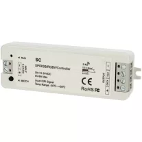   SC, távirányítható LED szalag vezérlő SPI digitális LED szalaghoz (futófény) (RGB, RGBW), RF 2.4 GHz