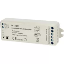   WT-SPI, távirányítható LED szalag vezérlő SPI digitális LED szalaghoz (futófény) (RGB, RGBW), RF+Wi-Fi