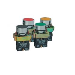 Nyomógomb ipari IP20 Zöld