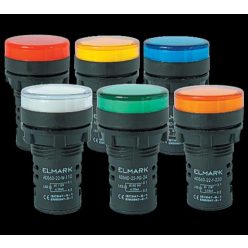 Jelző lámpa ledes 230V AC/DC Piros