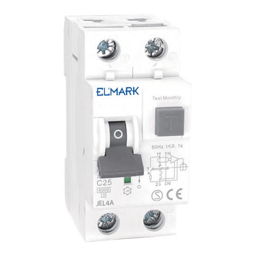 Áram-védőkapcsoló 2 pólusú  (Fi-relé) 6kA 32A/300mA