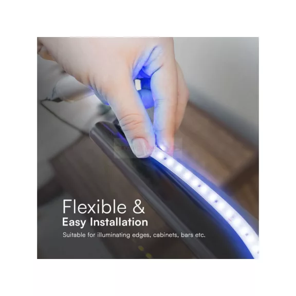 LED szalag kültéri 2025-286  - kék, 10 méter