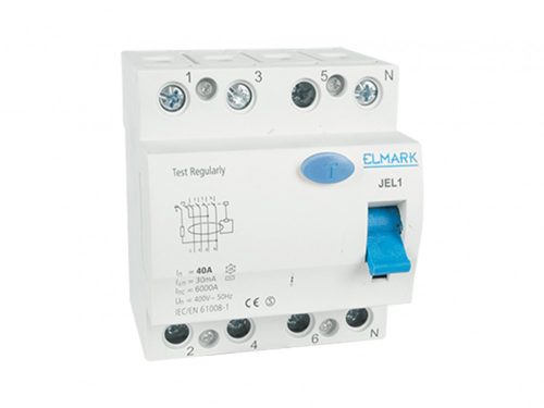 Áram-védőkapcsoló 4P 20A 400V 300mA