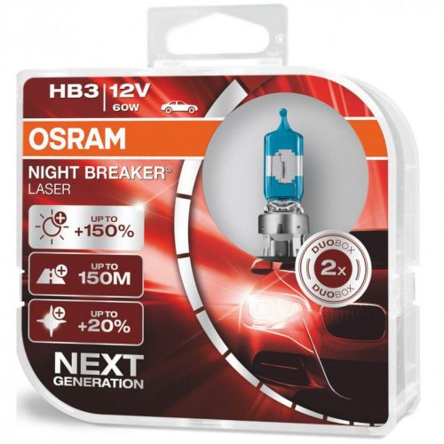 Osram Night Breaker Laser HB3  +150% 60W 12V autó izzó