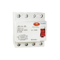   Áram-védőkapcsoló A típusú (fi-relé) AC/DC 4P 80A 400V 30mA