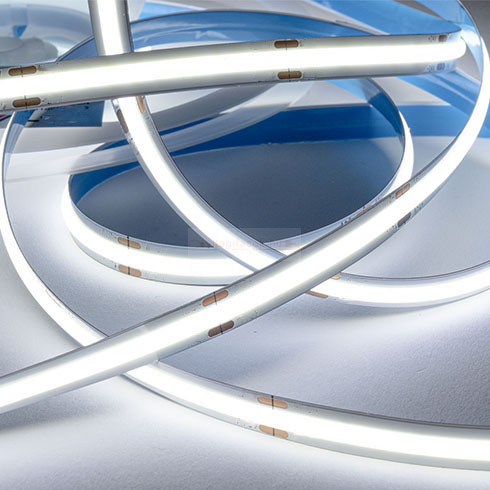 Led szalag COB 8W/m 320 led/m beltéri hideg fehér 24V