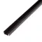 Alumínium profil LED szalaghoz fekete 2000x7x8 mm - U profil